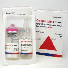 Oméprazole-Guyenne lyophilisée Omeprazole Sodium pour Injection-40mg Reflux gastro-oesophagien Maladie